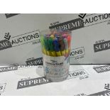 15 X BRAND NEW PACKS OF 36 ASSORTED FINE TIP COLOUR PENS R9B-10