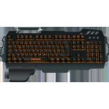 5x BRAND NEW KONIX K-50 SEMI MECHANICAL GAMING KEYBOARDS. (R16-12)