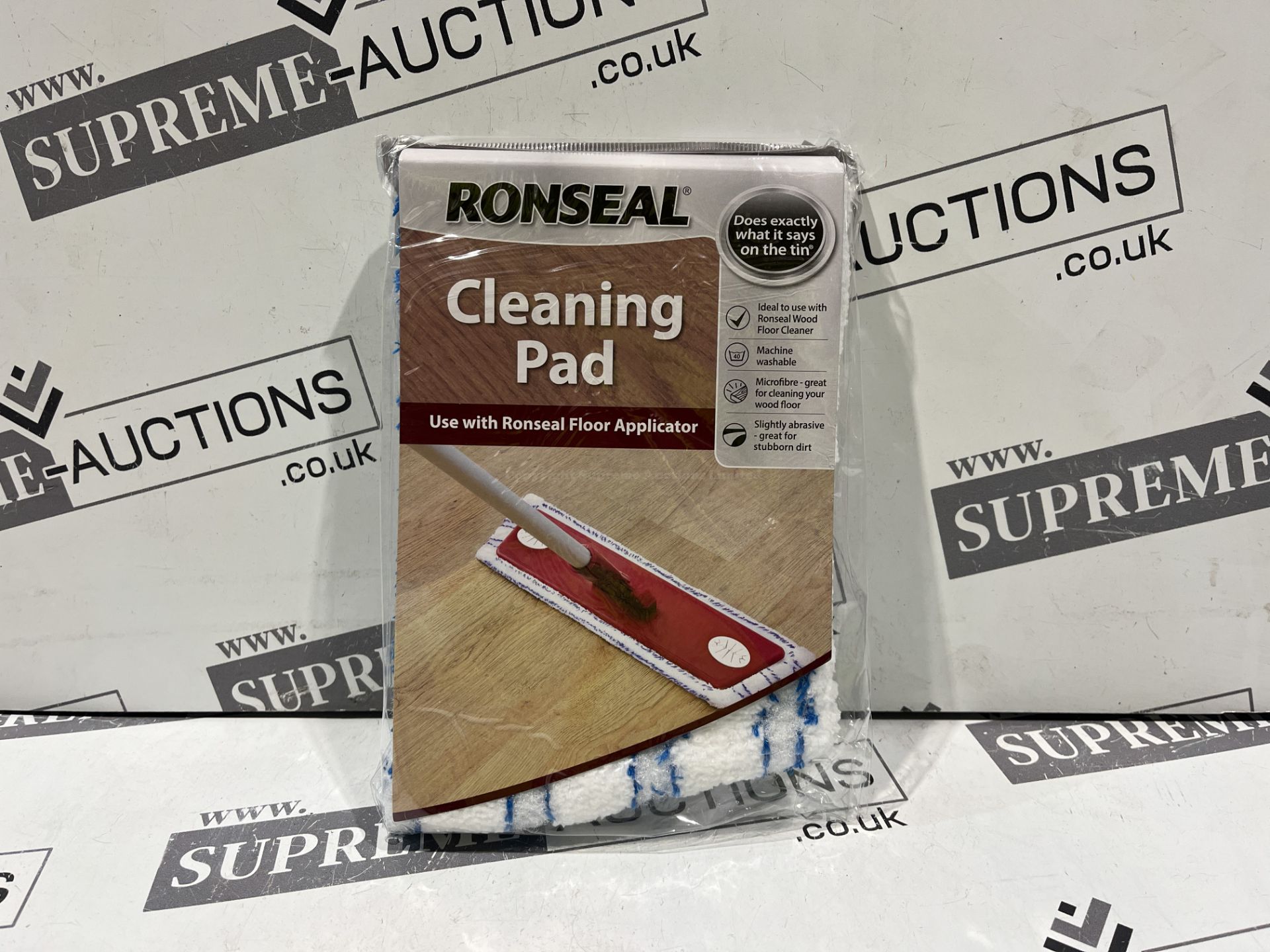 12 X BRAND NEW PACKS OF 6 RONSEAL FLOORING MAINTENANCE CLEANING PAD RRP £4 EACH R12-1