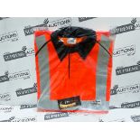 20 X BRAND NEW PROTAL HI VIS RUGBY WORK TOPS SIZE SMALL R15-6
