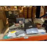 LARGE MIXED LOT INCLUDING PLANT POTS. WORKWEAR, BANDAGES ETC R9B-13