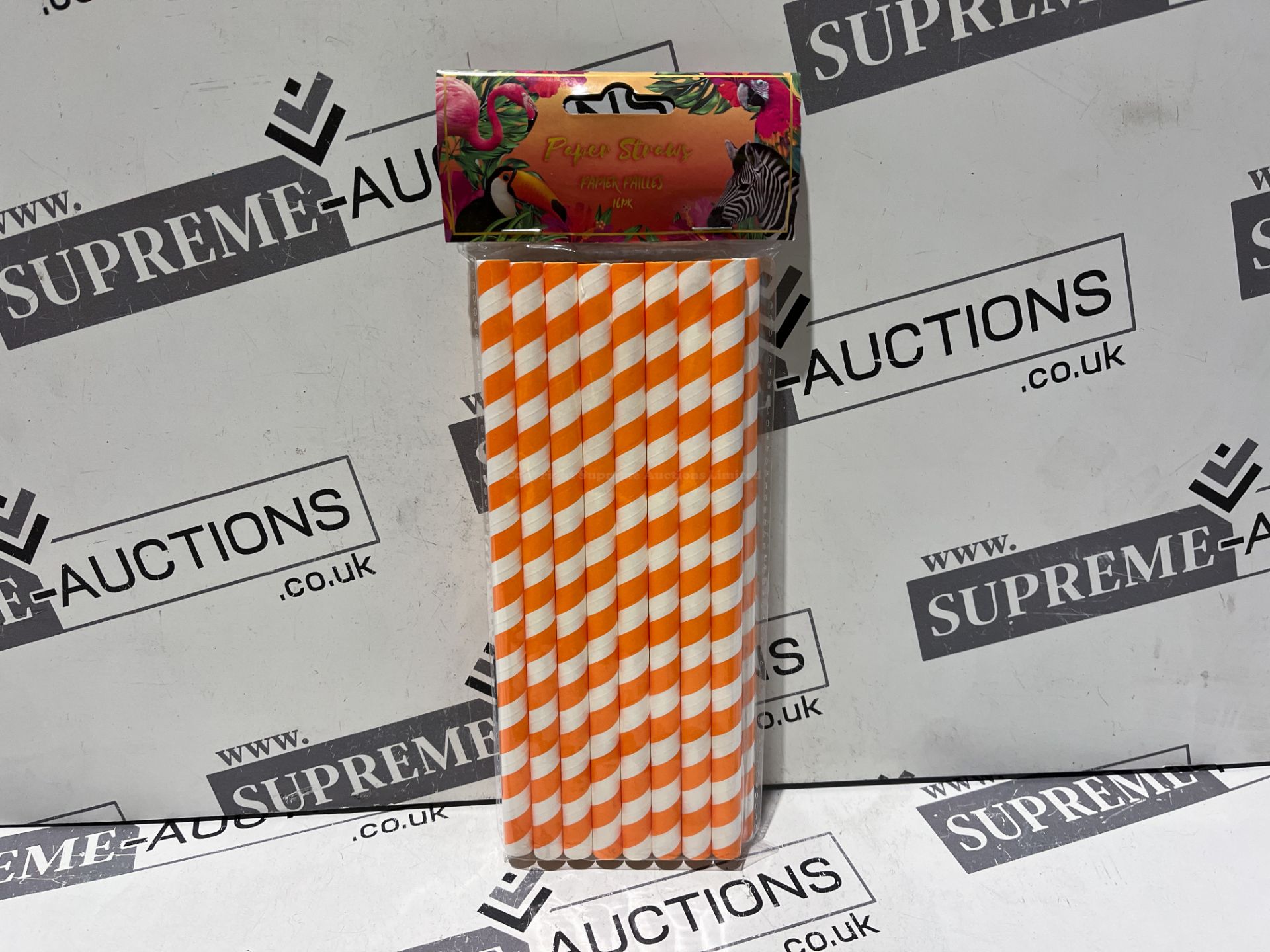 37 X BRAND NEW PACKS OF ASSORTED PAPER STRAWS R15-3