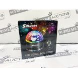 12 X BRAND NEW LED DISCO BALL LIGHTS WITH REMOTE INSL