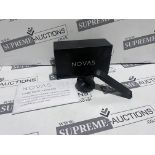 4 X BRAND NEW NOVAS B0310SBL STAIN BLACK 03 LEVER ON ROSE NOVAS DOOR HANDLES RRP £100 EACH R11-14