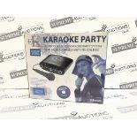 4 X EASY KARAOKE KARAOKE PARTY BLUETOOTH KARAOKE MACHINES R9-5