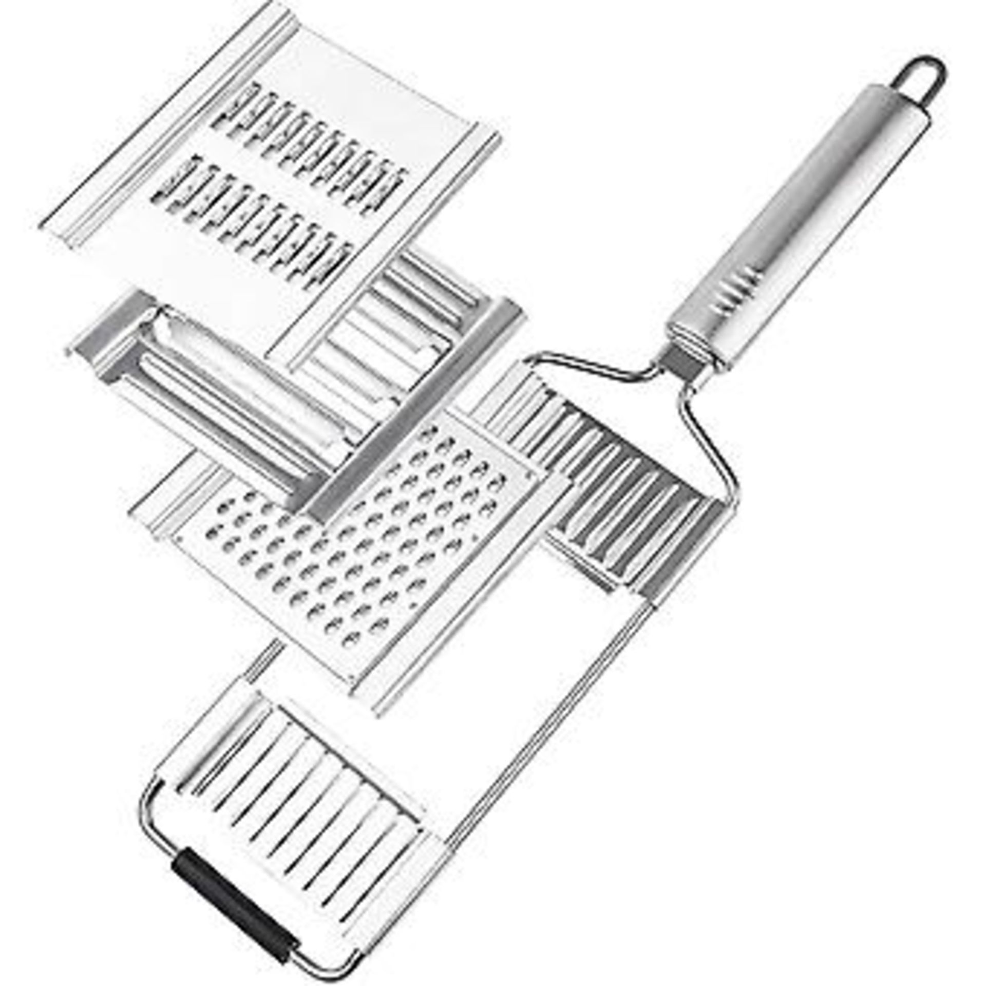 25x BRAND NEW 3 In 1 Multi-purpose Vegetable Slicer Grater. RRP £9.99 EACH. 430 stainless steel.