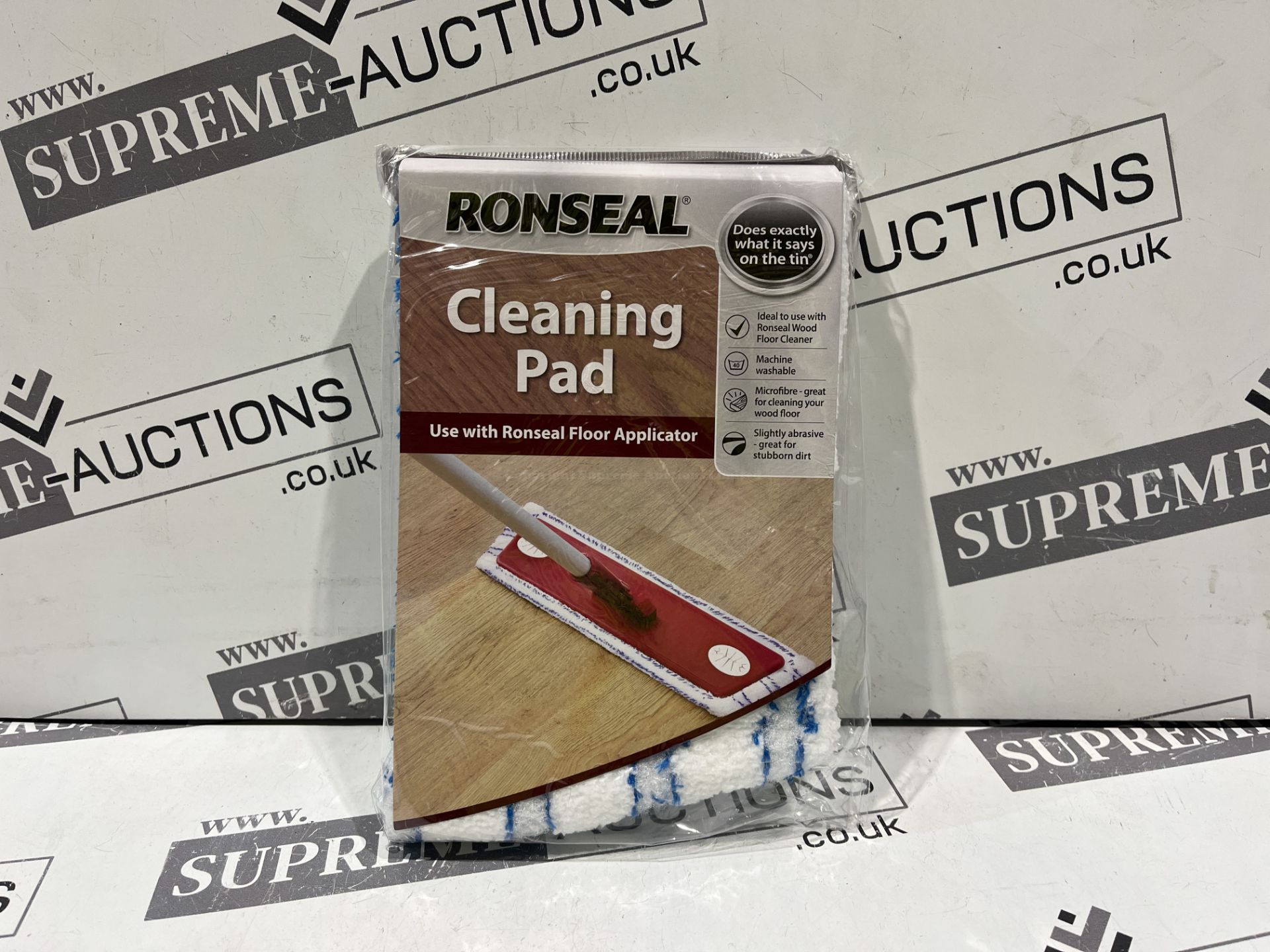 11 X BRAND NEW PACKS OF 6 RONSEAL FLOORING MAINTENANCE CLEANING PAD RRP £4 EACH R12-1