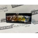 40 X BRAND NEW KOMOREBI 6 ASSORTED CLASSIC METALLICS WATERCOLOUR PAINT SETS R9-16