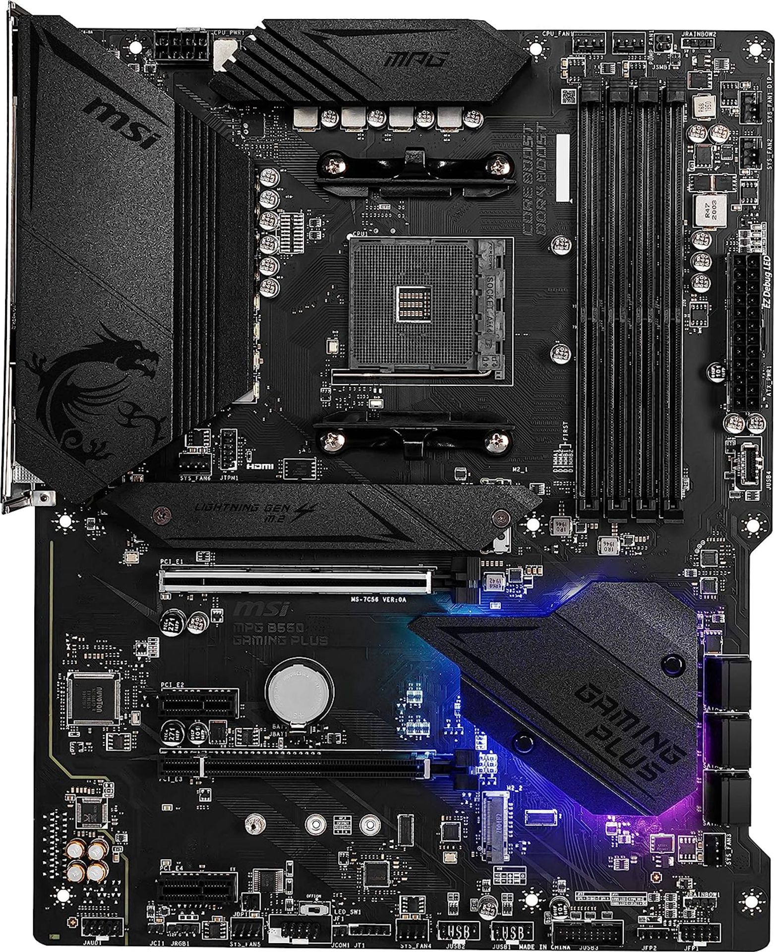 MSI MPG B550 Gaming Plus ATX Motherboard. RRP £124.99. (SA). (OFF). Socket AM4, 3rd Generation