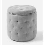 2 X BRAND NEW ARWEN WOOL LOOK STORAGE OTTOMAN RRP £129