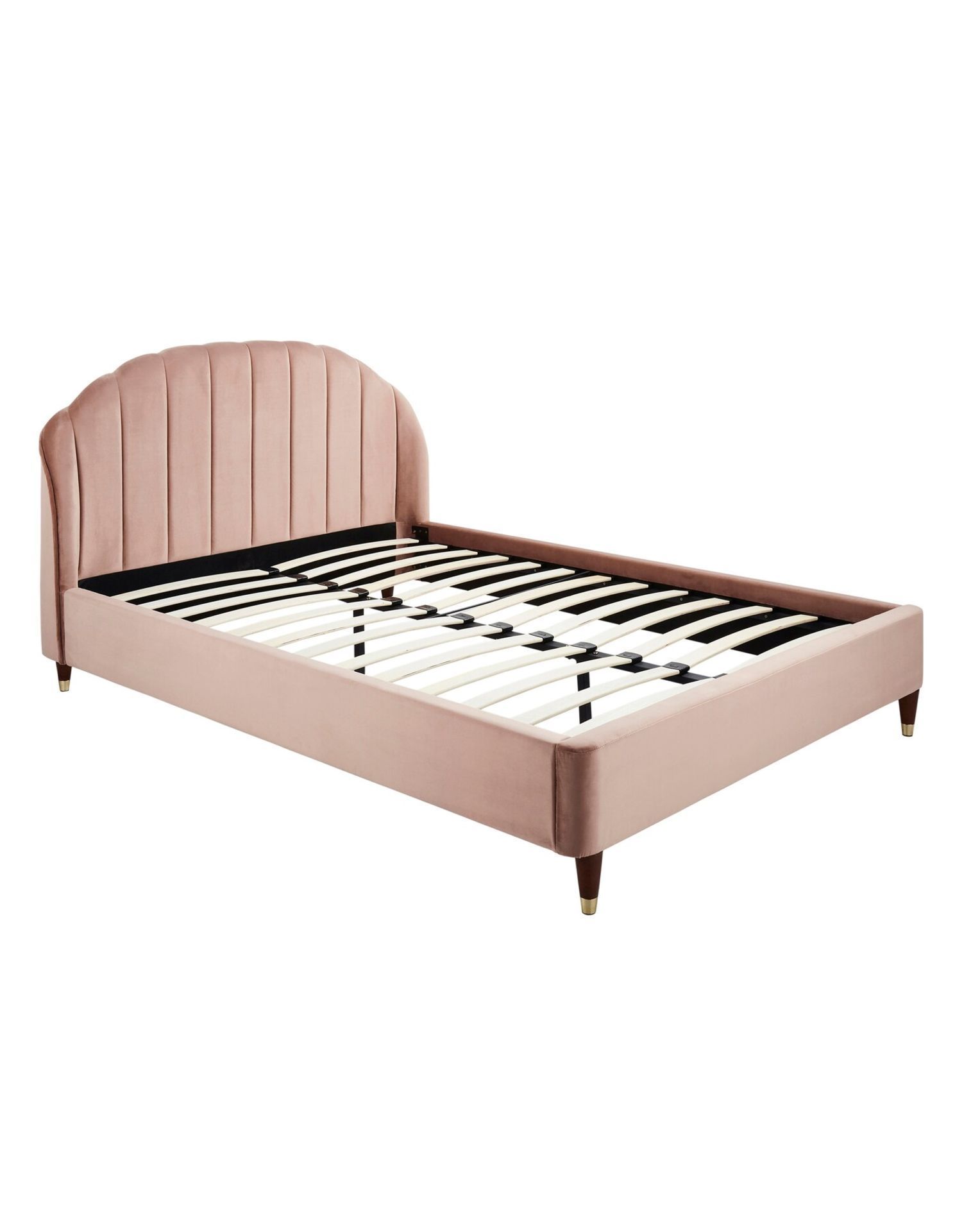 BRAND NEW CLARA KING SIZE BLUSH LUXURY BEDFRAME RRP £499 S1BW - Image 2 of 2