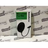 48 X BRAND NEW MICROPHONE POP FILTER R13-6