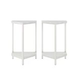 2 X BRAND NEW PACKS OF 2 SCARLETT SIDE TABLES RRP £179 EACH R19-5