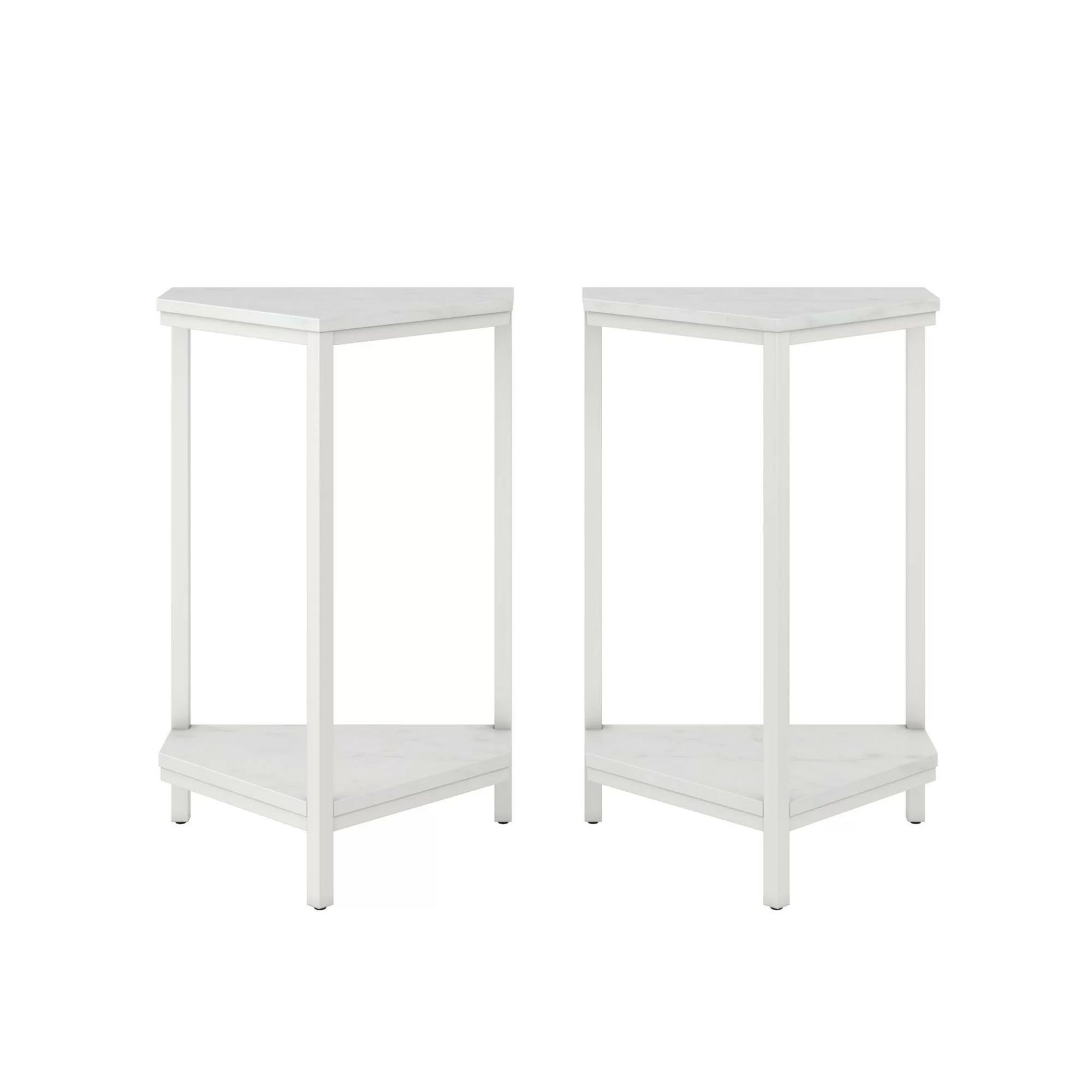 2 X BRAND NEW PACKS OF 2 SCARLETT SIDE TABLES RRP £179 EACH R19-5