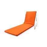 10 X BRAND ENW ORANGE TIGA SUN LOUNGER CUSHIONS R18-2