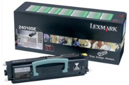 BRAND NEW LEXMARK 24016SE BLACK TONER CARTRIDGE RRP £199 S1-2