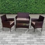 OXFORD RATTAN SOFA SET, PERFECT GARDEN STAPLE. THE STYLISH AND COMFORTABLE DESIGN WILL LOOK