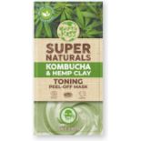 168 X BRAND NEW EARTH KISS SUPER NATURALS KOMBUCHA AND HEMP CLAY TONIC PEEL OFF MASKS 10ML PW