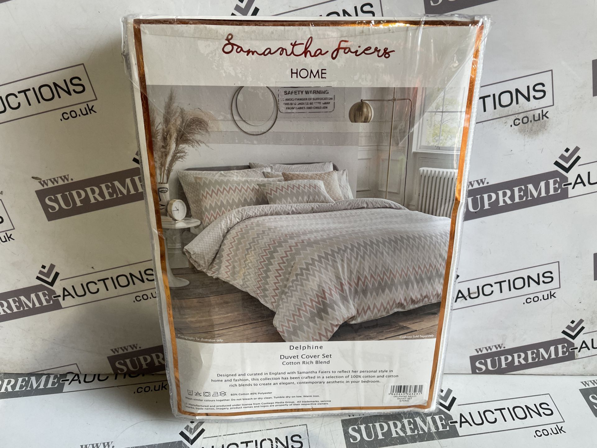 8 X BRAND NEW SAMANTHA FAIERS HOME SUPER KING DUVET SETS R17.7