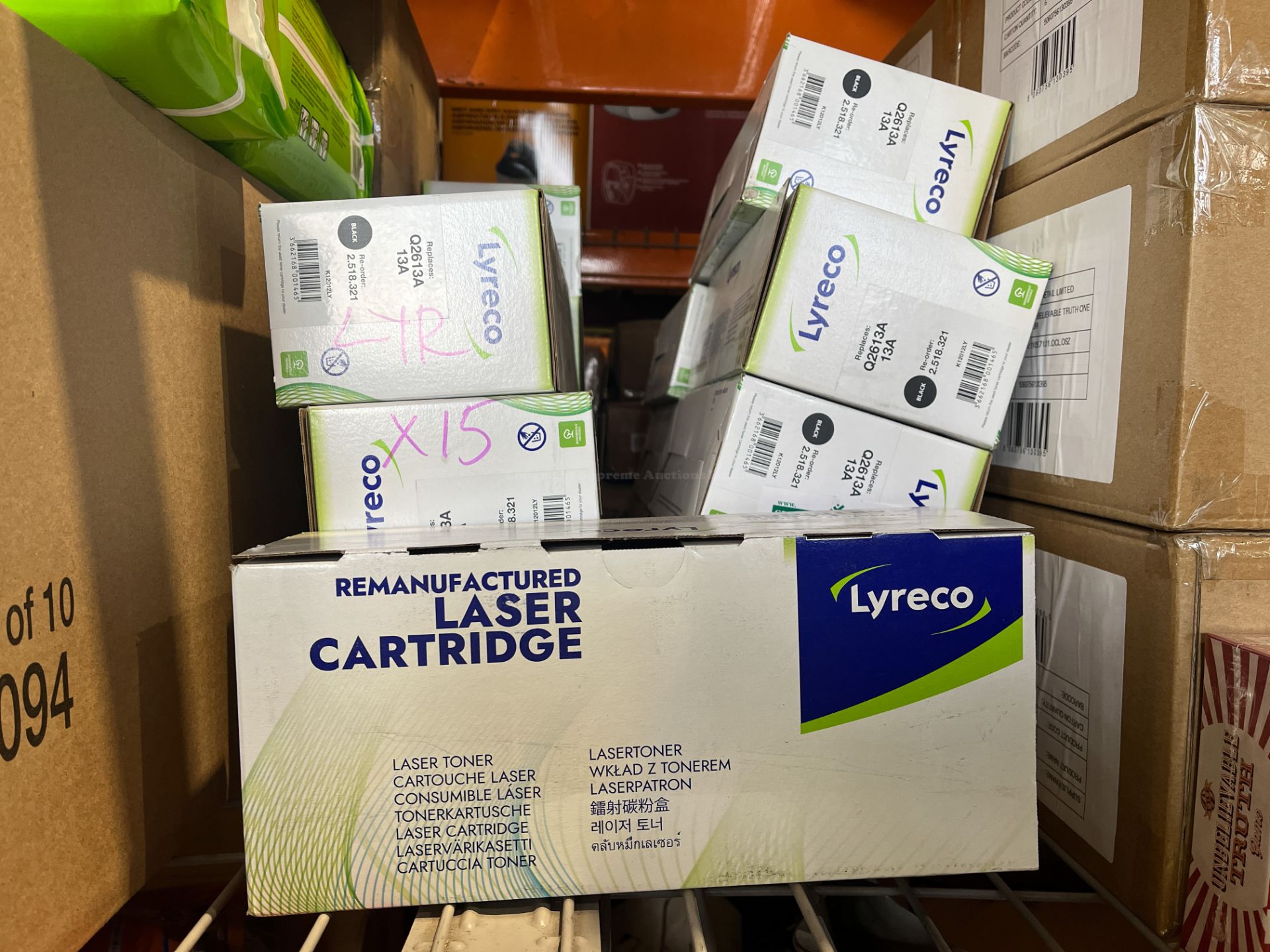 15 X BRAND NEW LYRECCO BLACK LASER CARTRIDGES Q2163A R15-9