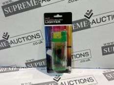 72 X BRAND NEW ASSORTED GIANT LIGHTERS R15-4