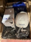 30 PIECE MIXED WORKWEAR LOT INCLUDING TROUSERS, HARD HATS, PACKS OF MASKS ETC R15-7