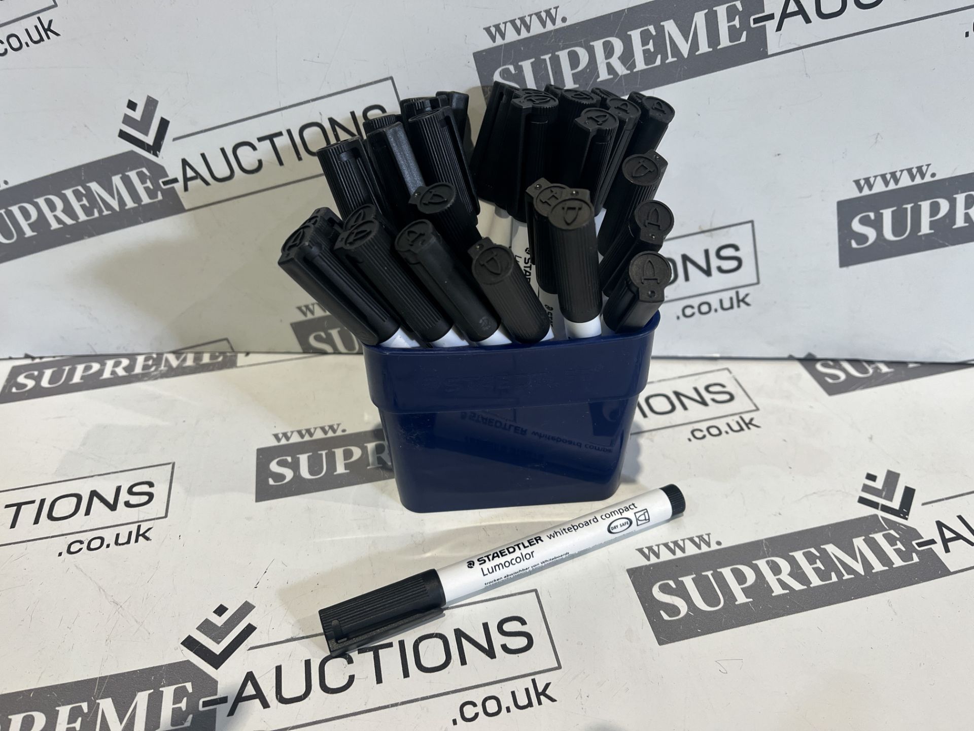 TRADE LOT 35 X BRAND NEW PACKS OF 36 STAEDTLER BLACK WHITEBOARD COMPACT MARKERS R9.9/9.10