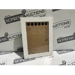 80 X BRAND NEW WHITE WOODEN PICTURE FRAMES R3-6