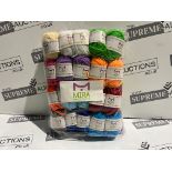 10 X BRAND NEW PACKS OF 24 MOZART ASSORTED YARN ROLLS R3-7