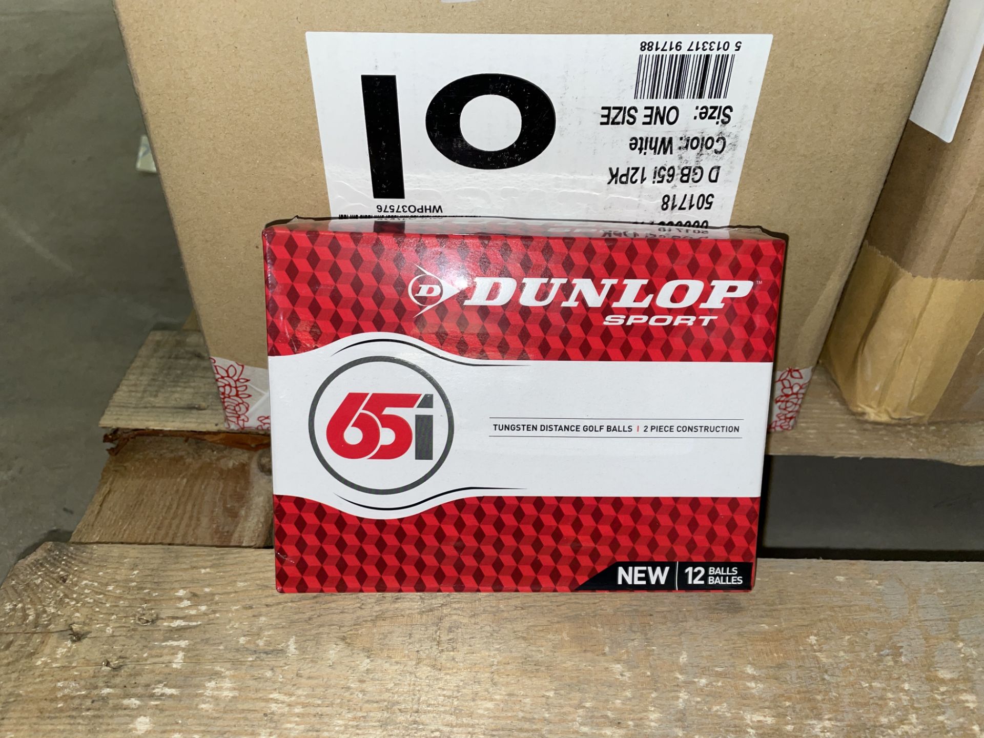 4 X BRAND NEW PACKS OF 12 DUNLOP 651 GOLF BALLS AM12 S1