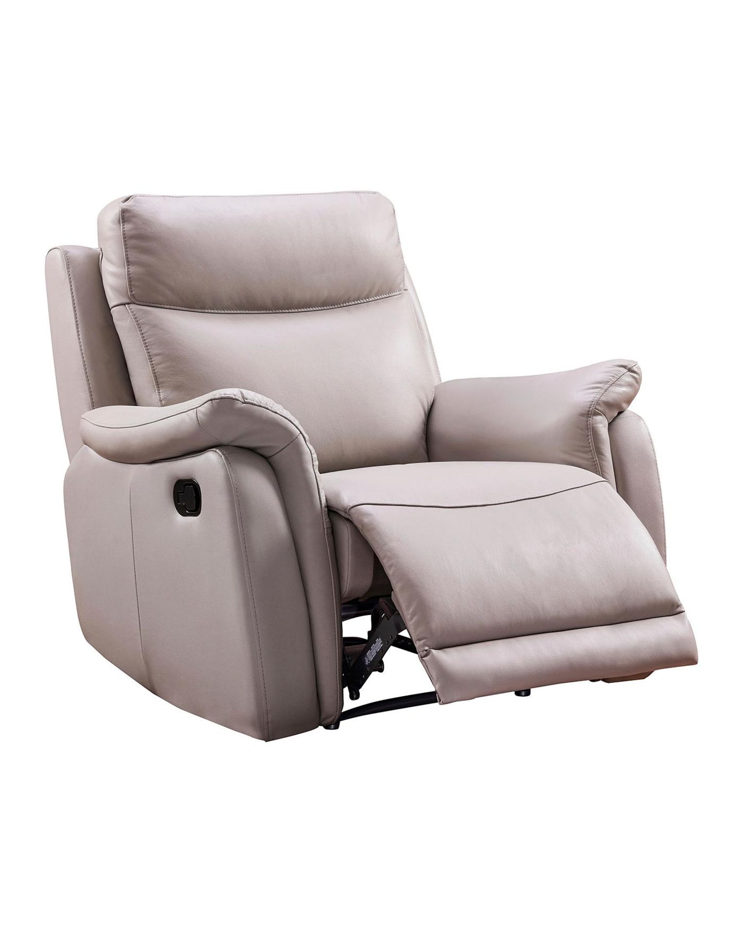 BRAND NEW CHARCOAL ONE SEATER WOTH RECLINER LUXURY SEAT R18-5
