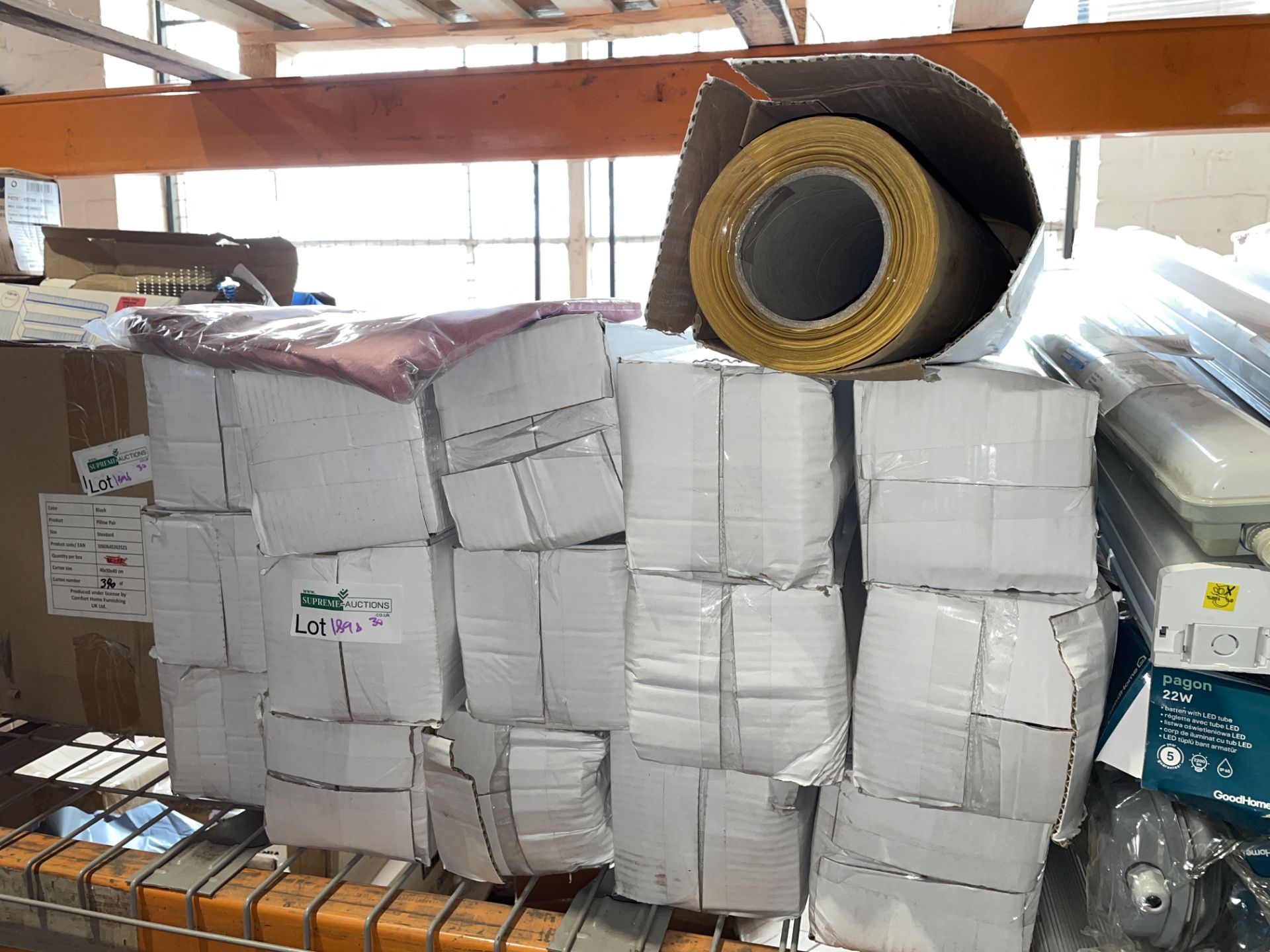 LARGE QUANTITY OF ROLLS OF YELLOW LINED PAPER R16-6