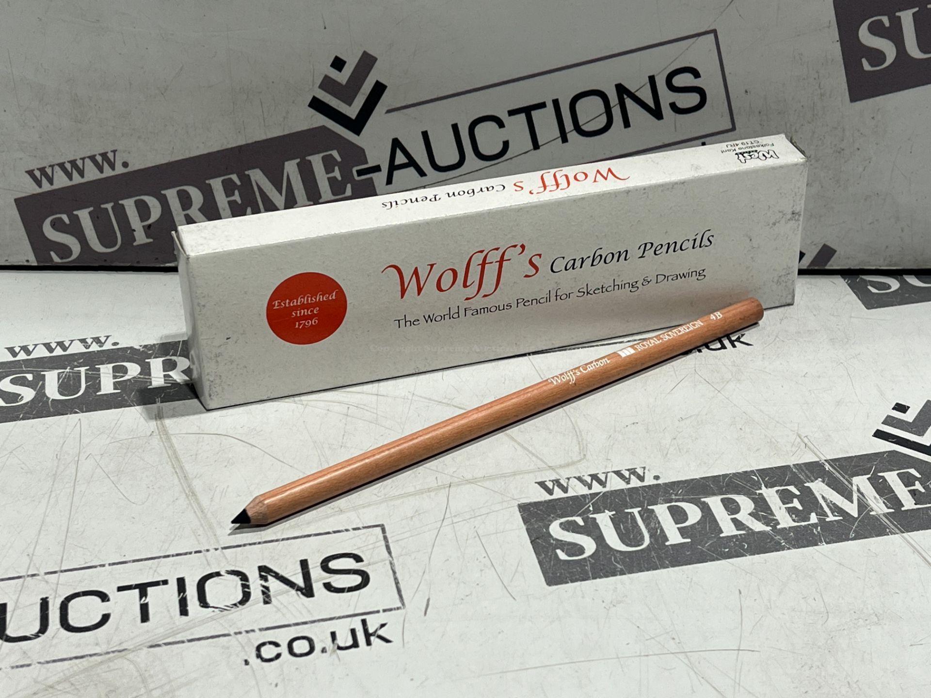 10 X BRAND NEW PACKS OF 12 WOLFFS CARBON PENCILS IN 4 GRADES P4