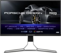 AOC PD27S 27 Inch QHD 170hz Porsche Design Gaming Monitor. RRP £429.99. (R6R). The 27" panel –