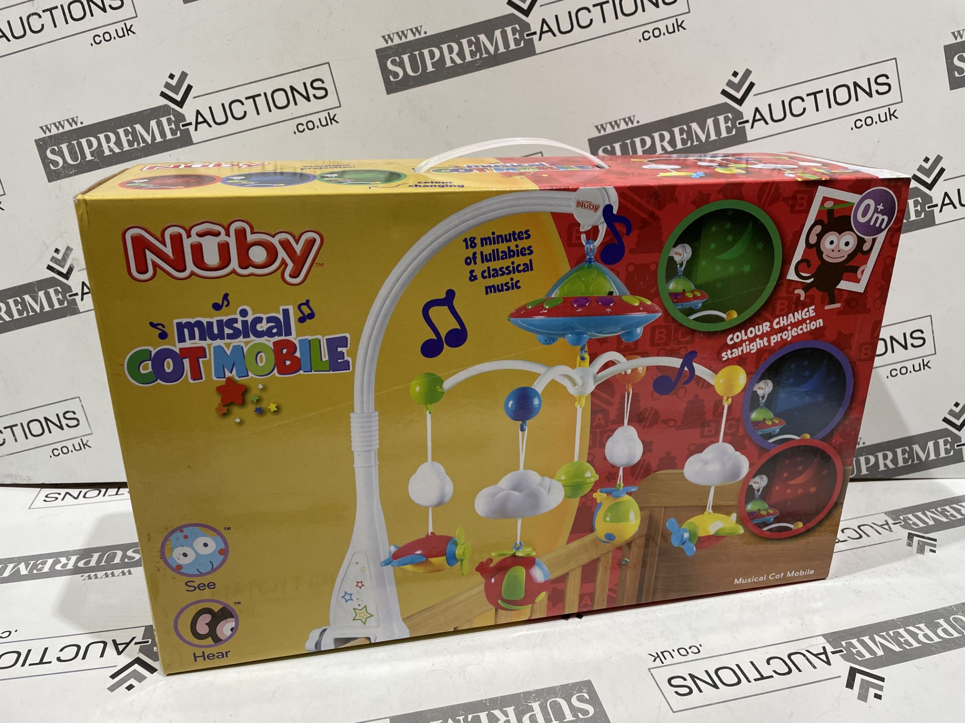 4 X NUBY MUSICAL COT MOBILES R8.6