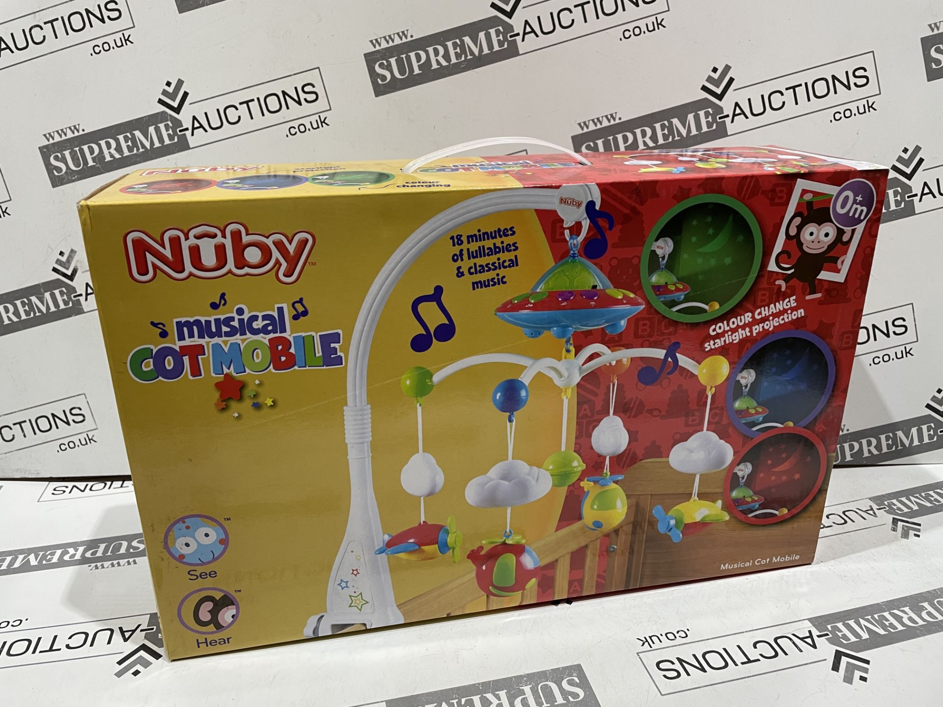 4 X NUBY MUSICAL COT MOBILES R8.6