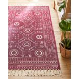 3 X BRAND NEW MAGENTA LUXURY RUGS 60 X 110 R9-3