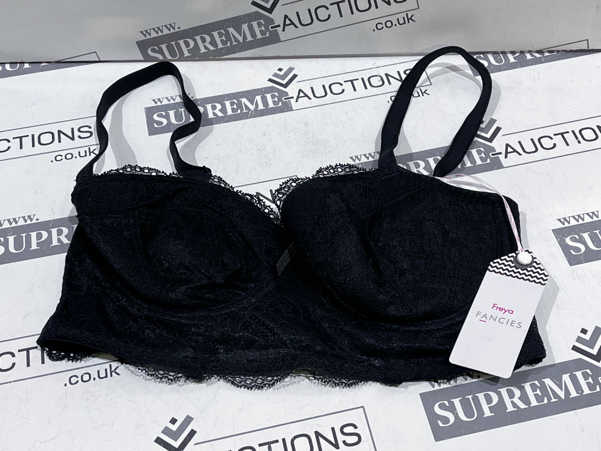 17 X BRAND NEW FREYA FANCIES BLACK BRA SIZE 30DD LPT