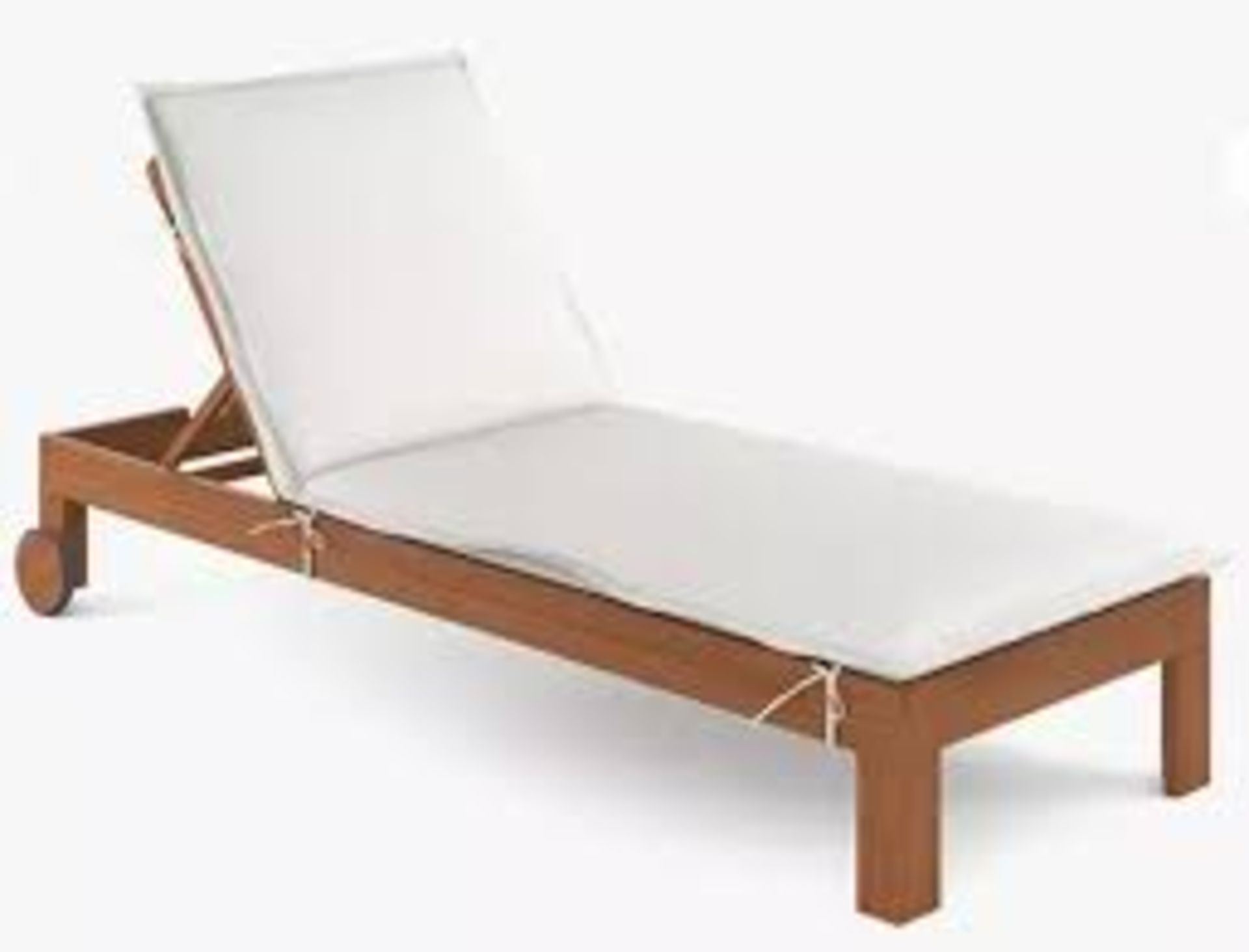 BRAND NEW JOHN LEWIS Cove Garden Sun Lounger, FSC-Certified (Eucalyptus Wood), Natural. RRP £373. - Image 2 of 3