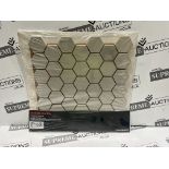 25 X BRAND NEW MOSAIC TILE SHEETS IN VARIOUS DESIGNS R9-8