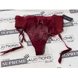 12 X BRAND NEW FIGLEAVES SAVANAH RED BRIEFS SIZE 8 LPT