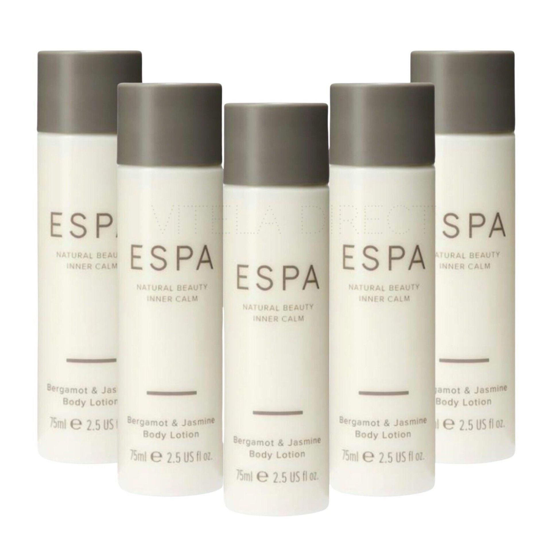 27 X BRAND NEW ESPA 75ML NATURAL BEAUTY INNER CALM BERGAMOT AND JASMINE BODY LOTION RRP £19 EACH