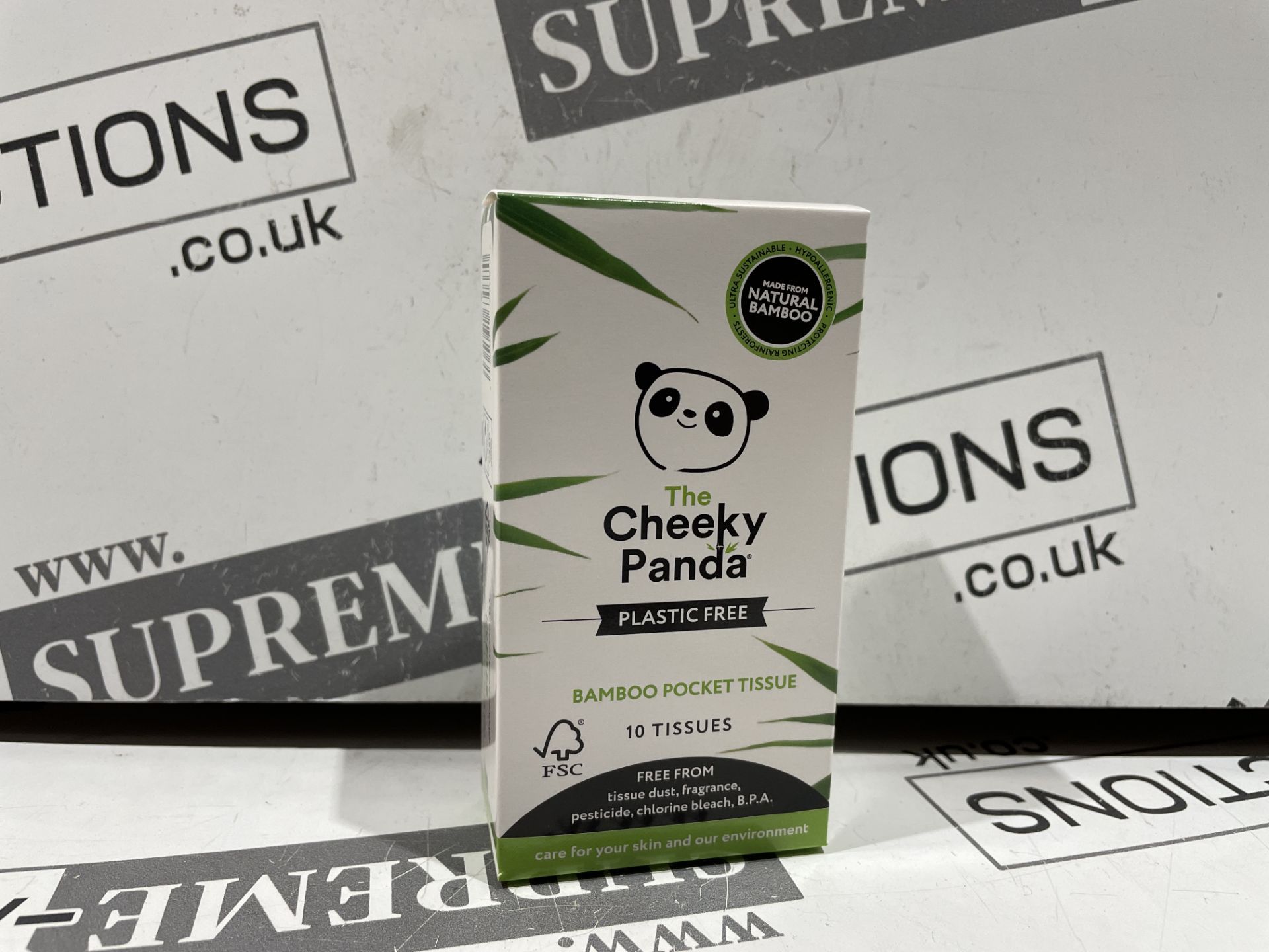 384 X BRAND NEW PACKS OF CHEEKY PANDA PACKS OF BAMBOO POCKET TISSUES S1R9 L1/5