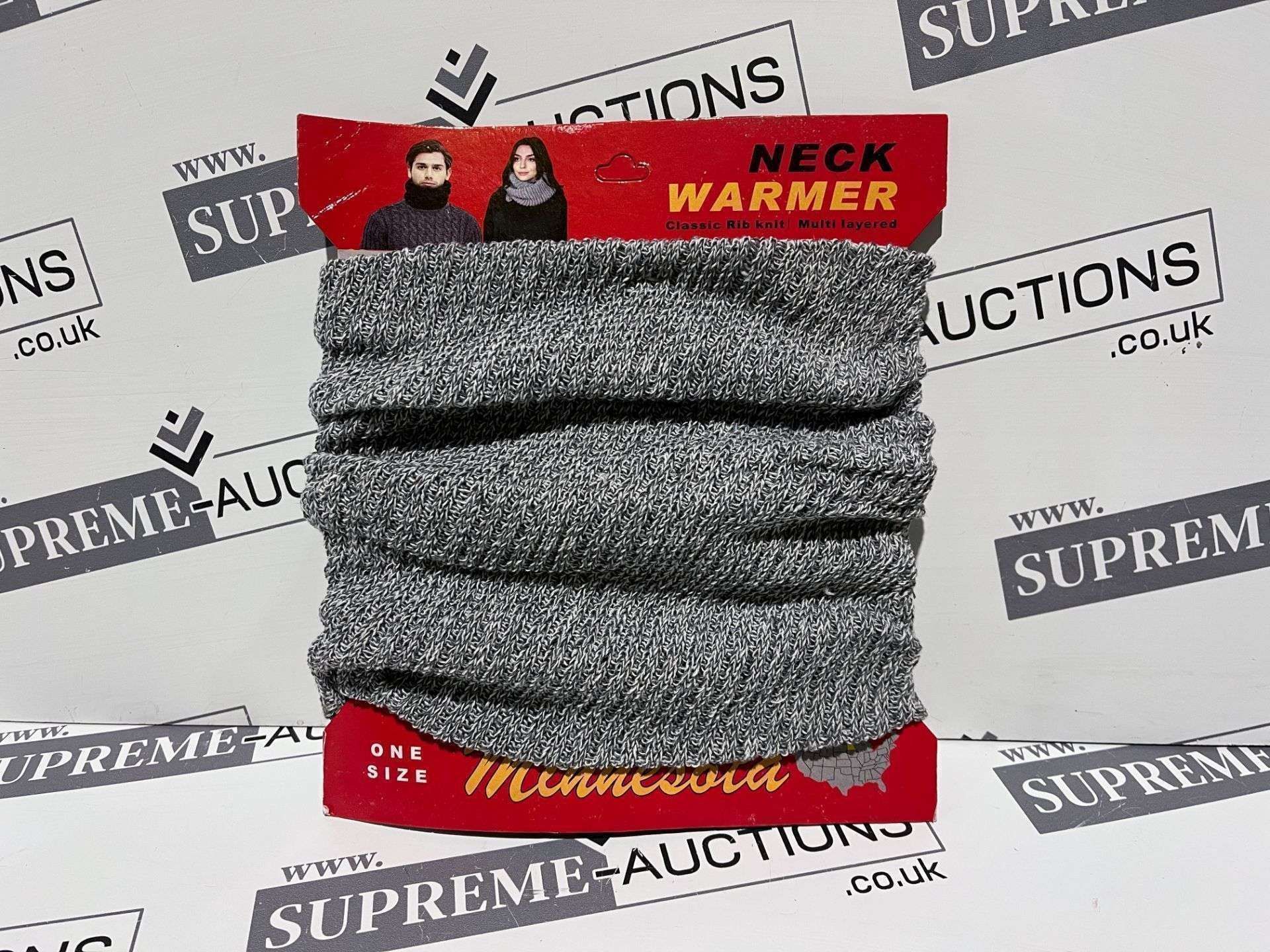 TRADE LOT 150 X BRAND NEW CLASSIC RIB KNIT MULTI LAYERED NECK WARMERS R7.5