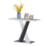 2 X BRAND ENW MODERN CROSS LEGGED SIDE TABLES R5-8