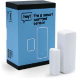 7x NEW & BOXED HEY! SMART Contact Window & Door Sensor. RRP £25 EACH. Contact Motion Sensor Light