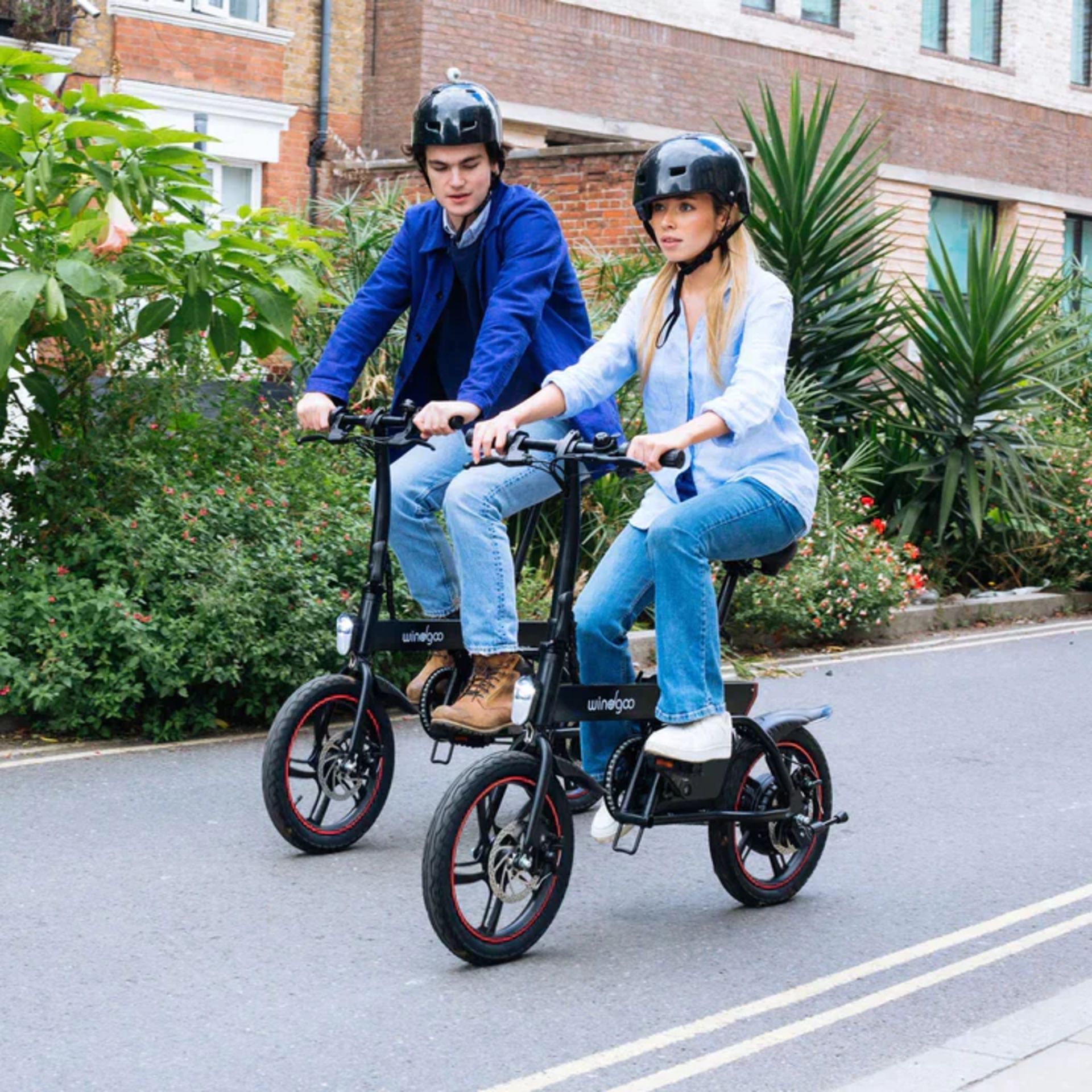 Windgoo B20 Pro Electric Bike. RRP £1,100.99. With 16-inch-wide tires and a frame of upgraded - Image 4 of 6
