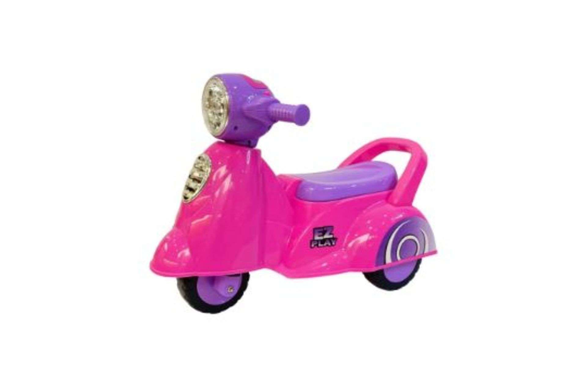 2 X BRAND NEW RICCO PINK SCOOTER RIDE ON TOYS (R605 PINK) R7-5