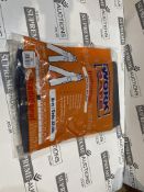 24 X BRAND NEW WORK SAFE DRILL BIB AND BRACE COVERALLS SIZE LARGE R16-13