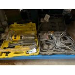 2 PIECE TOOL LOT INCLUDING TITAN SDS PLUS DRILL AND HYDRAULIC GEAR PULLER S1-6